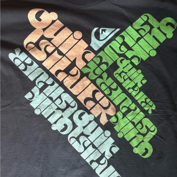 Vintage‎ Quiksilver Tshirt Black - Picture 2 of 4